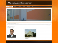 malerei-kronberger.at Webseite Vorschau