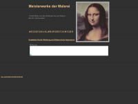 malerei-meisterwerke.de Webseite Vorschau