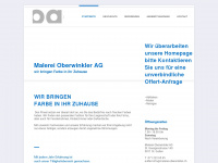malerei-oberwinkler.ch Webseite Vorschau