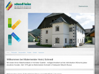 malerei-schnedl.at Webseite Vorschau