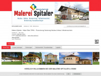 malerei-spitaler.at Webseite Vorschau