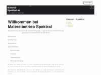 malerei-spektral.de Webseite Vorschau