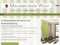 malereiwulf.de Webseite Vorschau