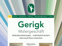 malergerigk.ch Webseite Vorschau