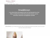 maleu-prusa.de Webseite Vorschau