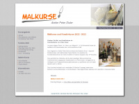 malkurse-peter-disler.ch Webseite Vorschau