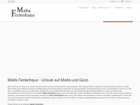 malta-ferienhaus.de Webseite Vorschau