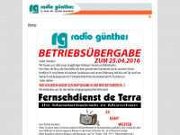 radioguenther.de Webseite Vorschau