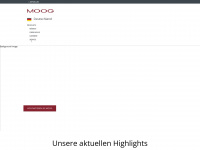 moog.de Webseite Vorschau