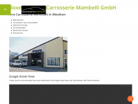 mambelli.ch Webseite Vorschau