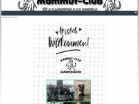 mammutclub.de Webseite Vorschau