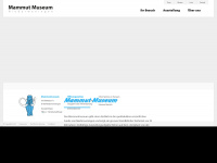 mammutmuseum.ch Webseite Vorschau
