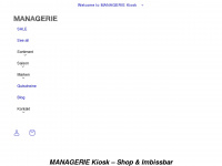 managerie.at Webseite Vorschau