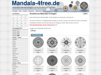 mandala-4free.de Webseite Vorschau