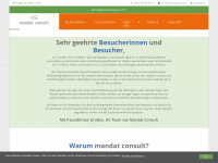 mandatconsult.at Webseite Vorschau