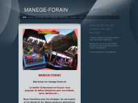 manege-forain.ch Webseite Vorschau
