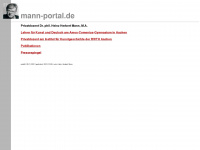 mann-portal.de Webseite Vorschau