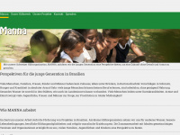 manna-hilfe-brasilien.ch Webseite Vorschau