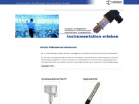 manometer-web.de Webseite Vorschau