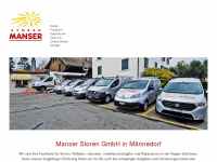 manser-storen.ch Webseite Vorschau