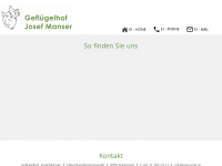 manserei.ch Webseite Vorschau