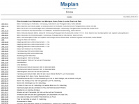 maplan.ch Webseite Vorschau