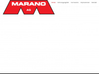 marano.ch Webseite Vorschau