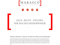 marasco.ch Webseite Vorschau