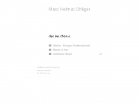 marc-helmut-ohliger.de Webseite Vorschau