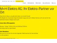 mhelektro.ch Webseite Vorschau