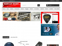 marclay-music.ch Webseite Vorschau