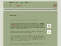 marcussteiner.de Webseite Vorschau