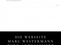 marcwestermann.de Webseite Vorschau