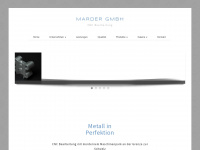 marder-cnc.de Webseite Vorschau