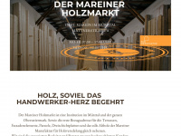 mareiner-holzmarkt.at Webseite Vorschau