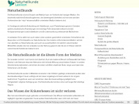 naturheilkunde-lexikon.eu Webseite Vorschau