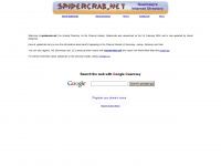 spidercrab.net Webseite Vorschau