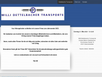 dettelbacher-transporte.de Webseite Vorschau