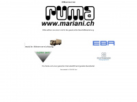 mariani.ch Webseite Vorschau