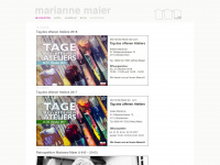 mariannemaier.at Webseite Vorschau