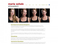 mariascholz.de Webseite Vorschau