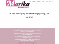 marika.at Webseite Vorschau