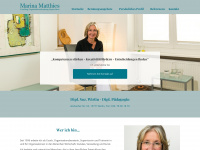 marina-matthies.de Webseite Vorschau