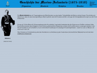 marine-infanterie.de Webseite Vorschau