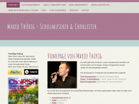 mario-music.ch Webseite Vorschau
