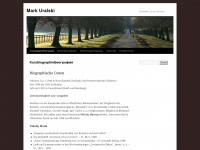 mark-uralski.de Webseite Vorschau