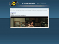 marko-milutinovic.de Webseite Vorschau