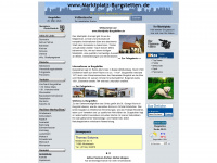 marktplatz-burgstetten.de Webseite Vorschau