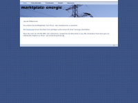 marktplatz-energie.de Webseite Vorschau