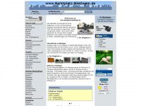 marktplatz-mietingen.de Webseite Vorschau